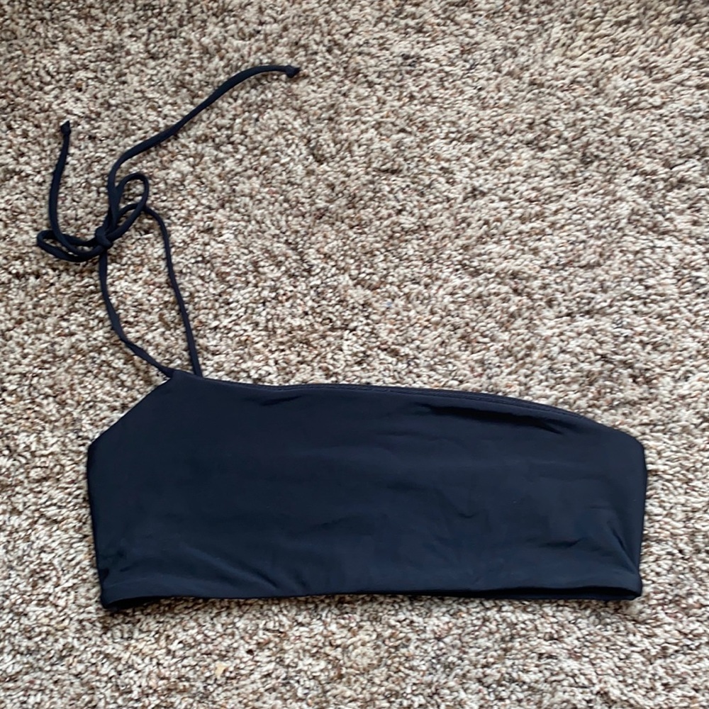 Pacsun black one shoulder bikini top